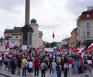 Protest katechetów w Warszawie 21.08.2024