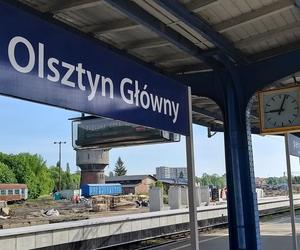 Na stacji Olsztyn Główny trwają intensywne prace 