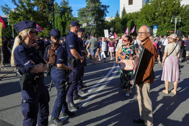 Strajk Kobiet pod Sejmem (23.07.2024)