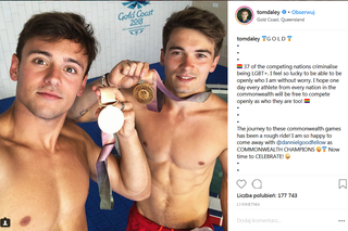 TOM DALEY I DUSTIN LANCE ZOSTALI RODZICAMI