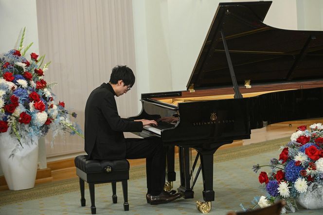 Pierwsza para RP spotkała się z finalistami konkursu chopinowskiego