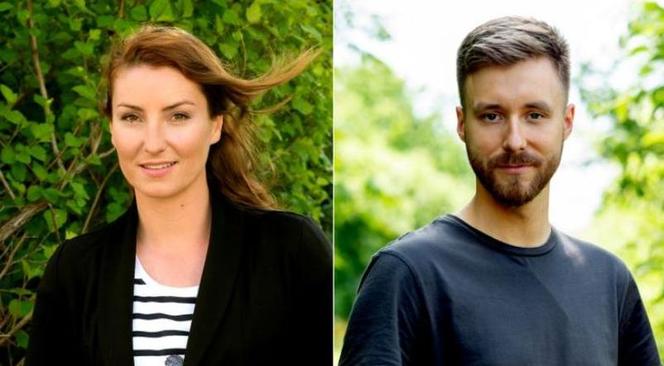 M jak miłość. Beata (Izabela Warykiewicz), Rafał (Łukasz Twardowski)	
