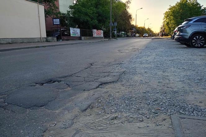 Nawierzchnia ulicy Kraszewskiego będzie frezowana w różnych dniach na dwóch odcinkach