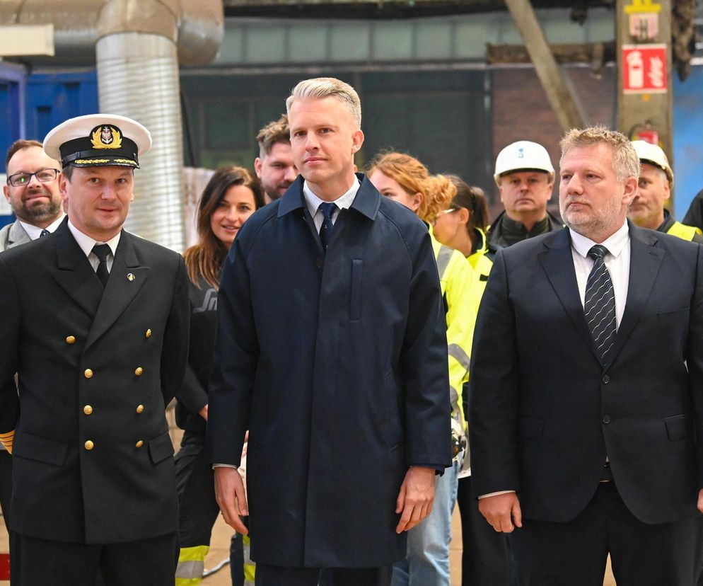 Budowa statku w stoczni szczecińskiej