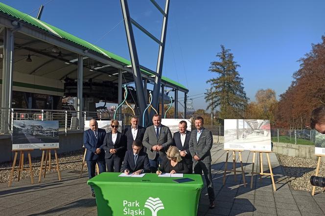 Podpisanie umowy na budowę nowej linii ELKI w Parku Śląskim