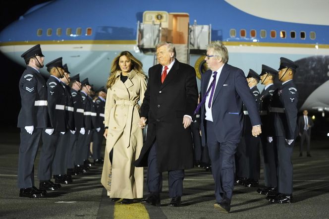 Donald Trump dziś spotka się z królem! Prezydent już w Wielkiej Brytanii