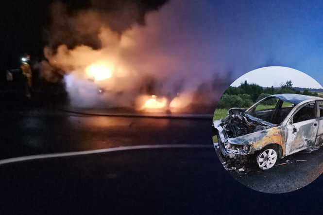 Opolskie: Coraz więcej wypadków drogowych. Pijany 21-latek na A4 w płonącym samochodzie [ZDJĘCIA]