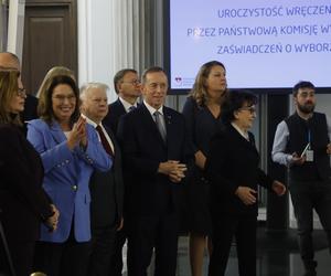 Uroczystość wręczenia zaświadczeń o wyborze na posła