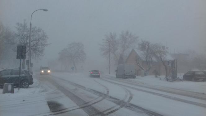 Śnieżyca w Białymstoku 2019