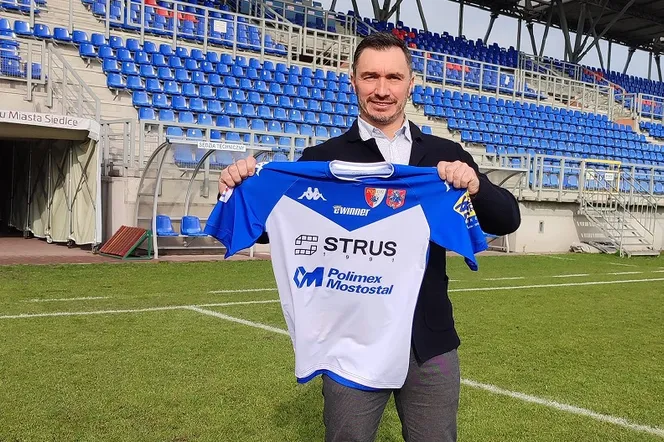 Marek Saganowski nowym trenerem siedleckiej Pogoni