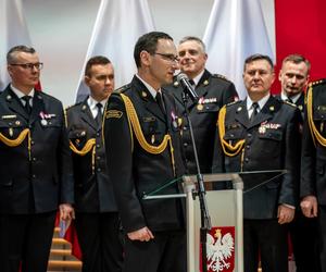 Komendant wojewódzki Państwowej Straży Pożarnej w Katowicach nadbrygadier Jacek Kleszczewski na emeryturze