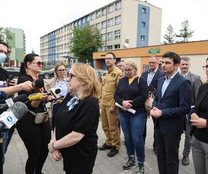 Pożar chemikaliów w Siemianowicach Śląskich. Rząd zapowiada zmiany w prawie. Konferencja prasowa