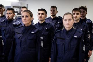 Nowi funkcjonariusze w szeregach wielkopolskiej policji już po ślubowaniu