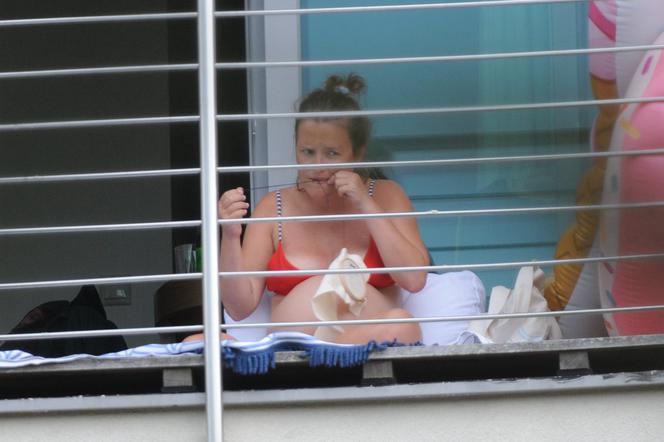 Olga Frycz haftuje na plaży