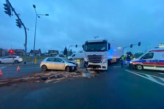 Wypadek na skrzyżowaniu ulic Nowodąbrowska – Błonie – Spokojna w Tarnowie