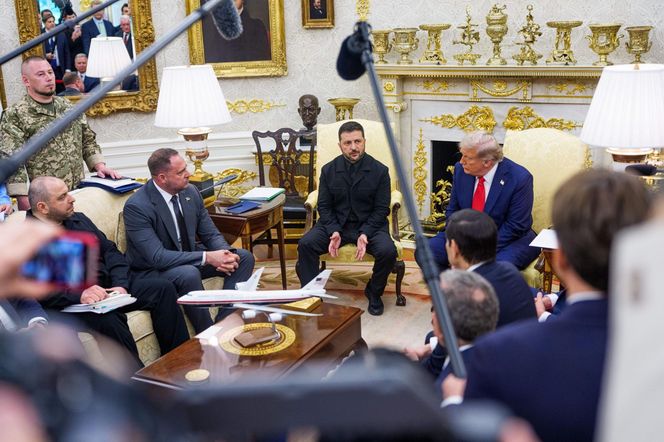 Spotkanie Zełeński - Trump w Białym Domu z udziałem europejskich liderów
