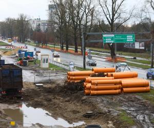 Zmiana organizacji ruchu w związku z budową linii tramwajowej do Wilanowa