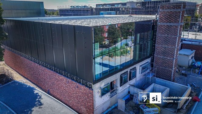 Budowa Szczecińskiego Domu Sportu - sierpień 2025