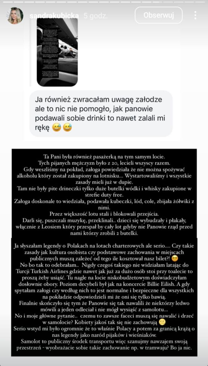 Sandra Kubicka zrelacjonowała ciężką podróż na wakacje. To był koszmar