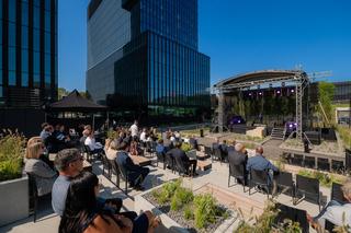 Amfiteatr przy biurowcach .KTW w Katowicach