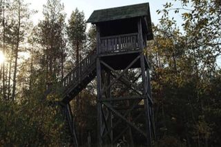 Wieża w Gugnach w Podlaskiem