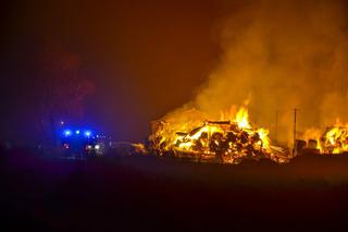Przerażający pożar stodoły w Wielkopolsce