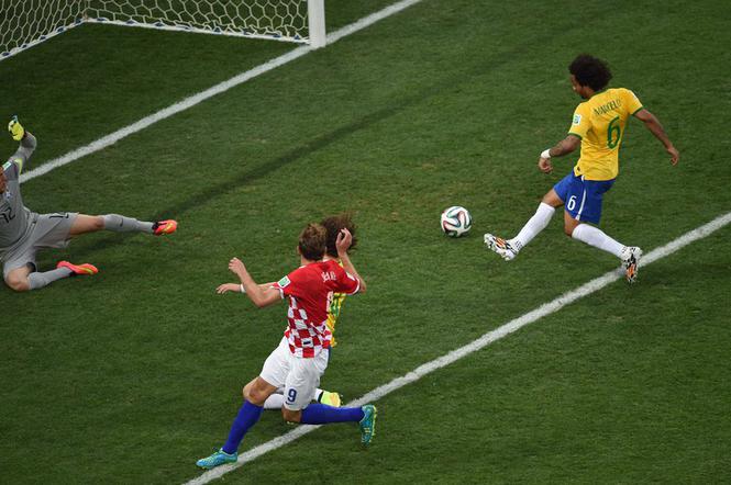 Marcelo, gol samobójczy, Brazylia - Chorwacja