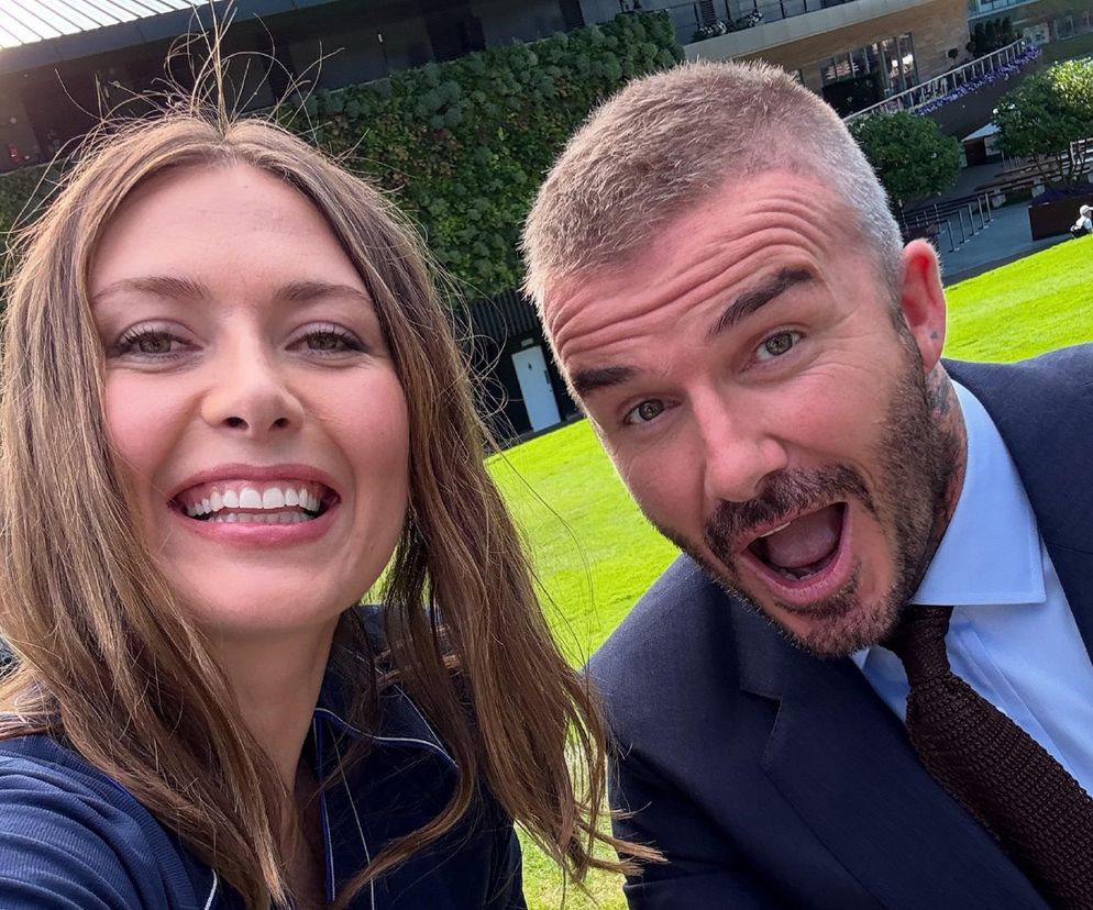 Maria Szarapowa i David Beckham