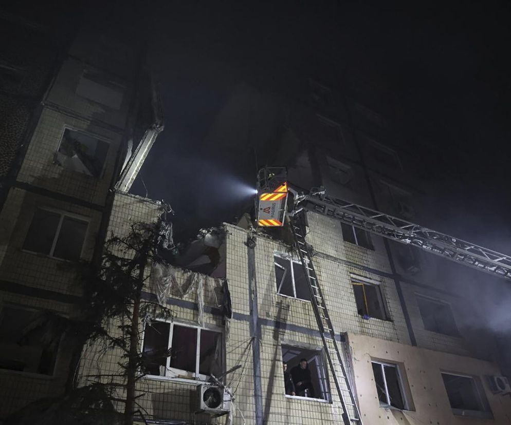 Noc grozy nad Ukrainą. Setki dronów i rakiet spadły na miasta