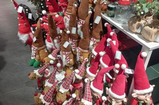 Boże Narodzenie w warszawskich sklepach w październiku 