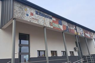Mozaika na Centrum Kultury w Sędziszowie. Fot. Arkadiusz Chyla