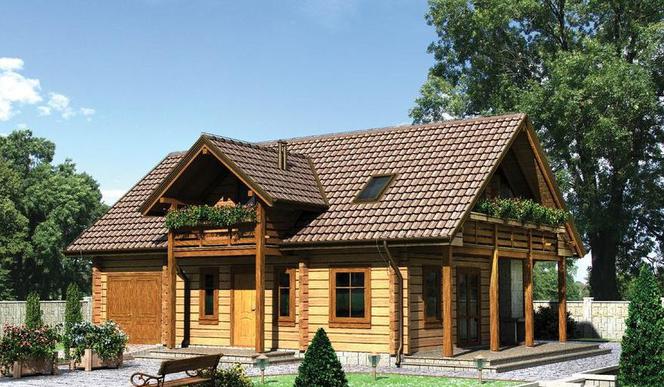 Projekty domów drewnianych