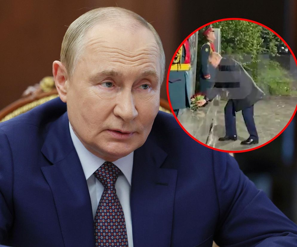 Przed wylotem na Alaskę Putin złożył kwiaty przed pomnikiem współpracy USA-ZSRR w czasie II wojny światowej