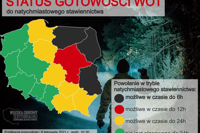 Sytuacja na granicy coraz trudniejsza. Podniesiono alert gotowości wojska. Terytorialsi mogą zostać wezwani w każdej chwili