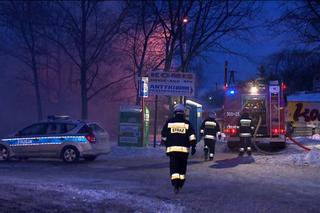 Warszawa: Pożar magazynu w Rembertowie [FILM][ZDJĘCIA]