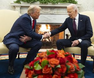 Trump przyjechał do Białego Domu! Plotki o Bidenie szaleją