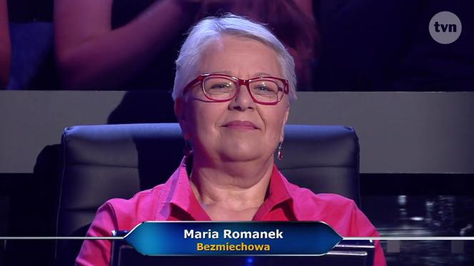 Milionerzy: Maria Romanek już kiedyś wystąpiła w programie