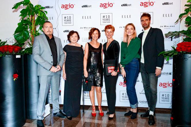 Agnieszka Drewnicka, Kamila Porczyk, Anna Popek na jubileuszu Agio Milano