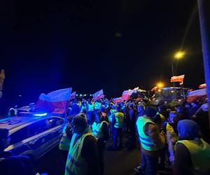 Nocny protest rolników na A2. To odpowiedź na decyzję premiera