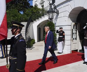 Trump powitał Nawrockiego przed Białym Domem