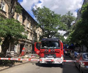 Pożar na Miedzianej w Łodzi. Z kamienicy ewakuowano 9 osób