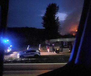 Pożar pustostanu w Rzeszowie [GALERIA]