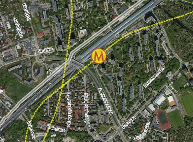 Rozbudowa metra M2 – stacja Potok