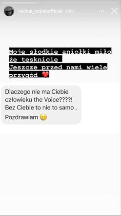 Michał Szpak dostał SMS ws. The Voice of Poland