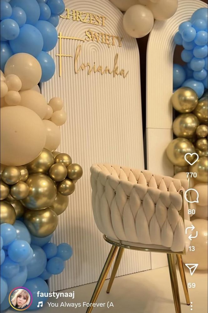 Chrzest syna Daniela Martyniuka