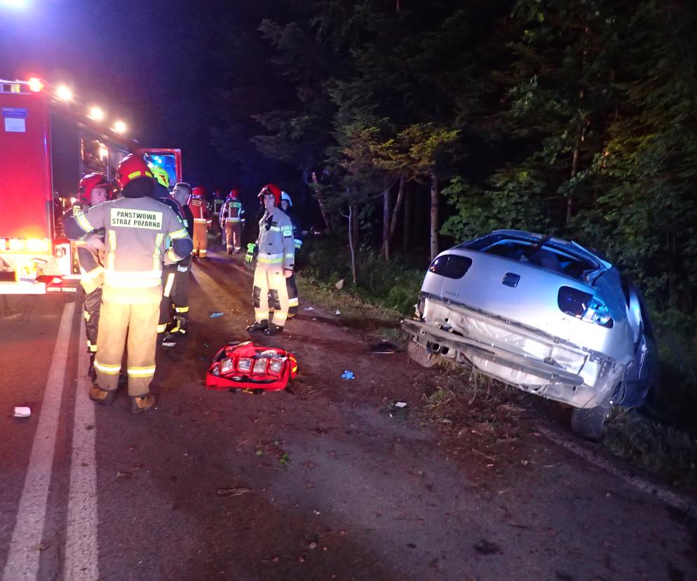 Nie żyje 17-latek, nocny wypadek pod Bodzentynem