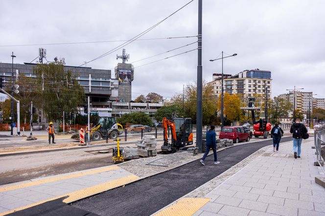 Budowa tramwaju do Wilanowa na kilka tygodni przed otwarciem