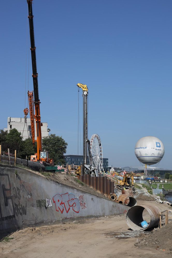 Budowa kładki Kazimierz – Ludwinów w Krakowie