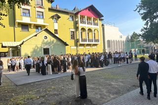 Rozpoczęcie roku szkolnego w I LO w Nowym Sączu