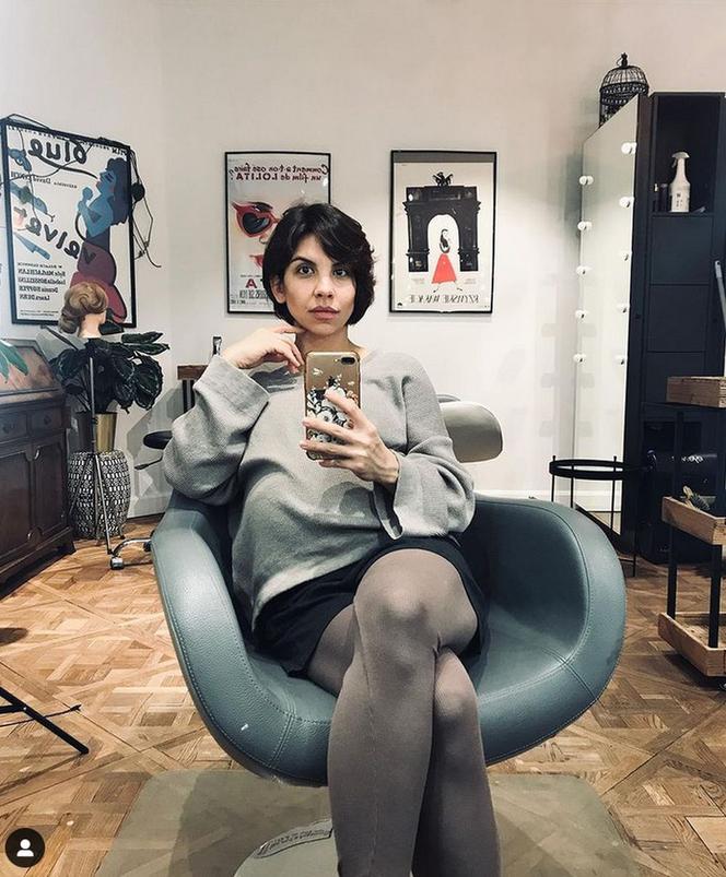 Ilona Janyst na Instagramie w nowej fryzurze